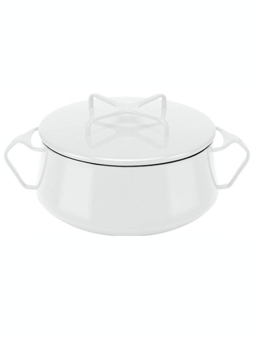 Dansk Kobenstyle Lenox White Casserole Dutch Oven 2 Qt White